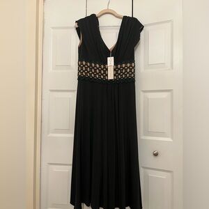 Gina Bacconi Black Midi Dress